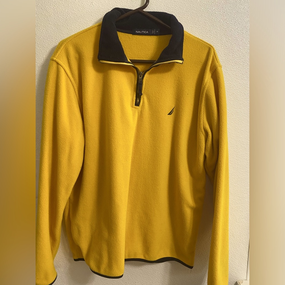Nautica 3/4 Zip Fleece Mens Medium